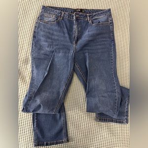 Long Tall Sally MIA Stretch Slim Leg Jeans Size 14 Inseam 36”